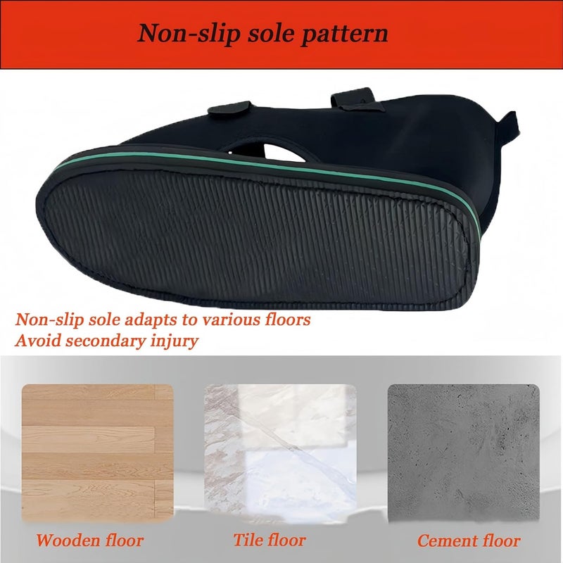 Yodilala Adjustable plaster shoes postoperative shoes, medical walking shoes with Magic sticker, suitable for foot sprains, ankle fractures, toes, suitable for left and right feet(L) - Image 5